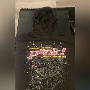 Spider hoodie p*nk!